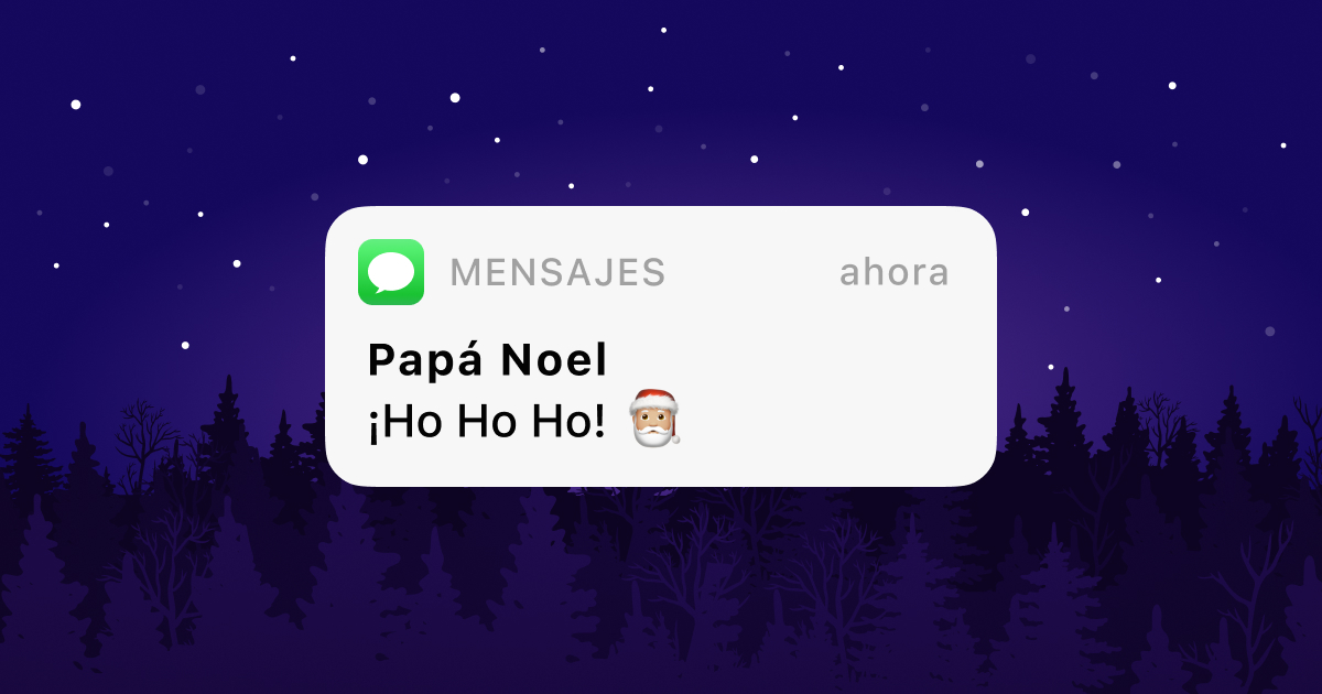 sms de papa noel